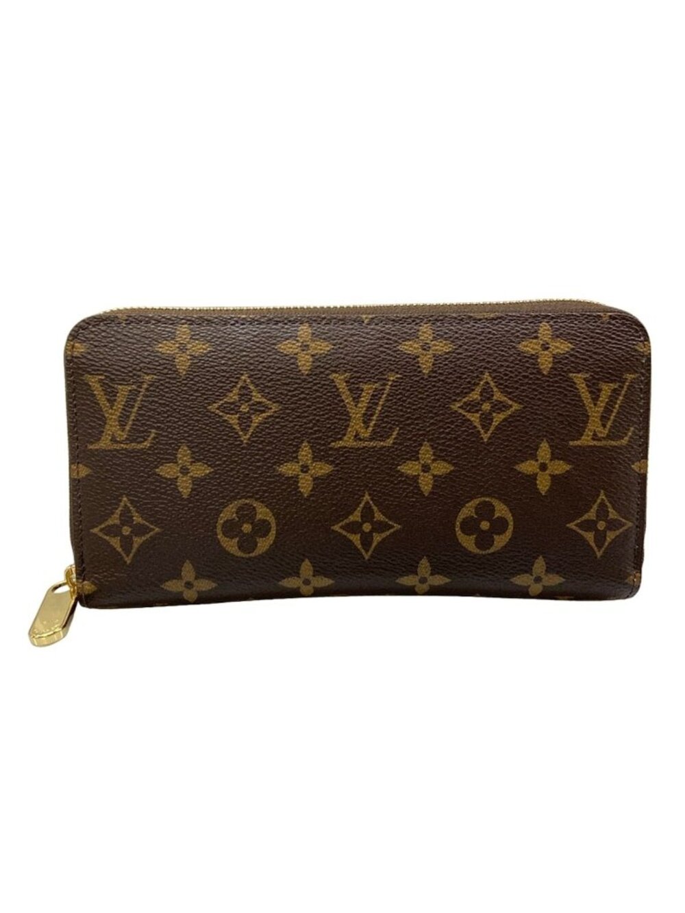 Louis Vuitton Wallet Monogram Zippy Sky Blue Leather Cowhide